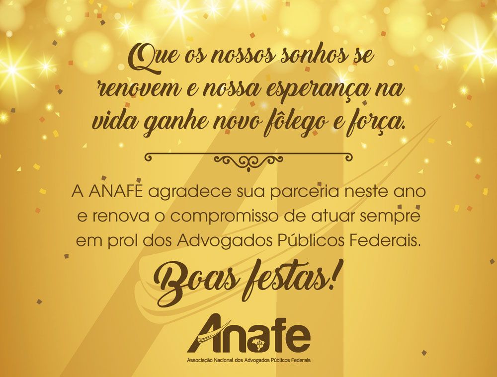 A ANAFE deseja a todos um Feliz Natal e um Próspero Ano Novo! - Anafe